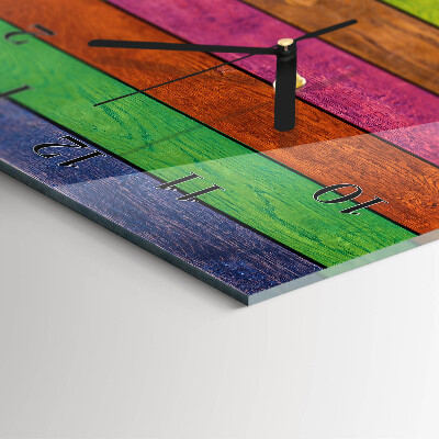 Horloge murale verticale Rayures