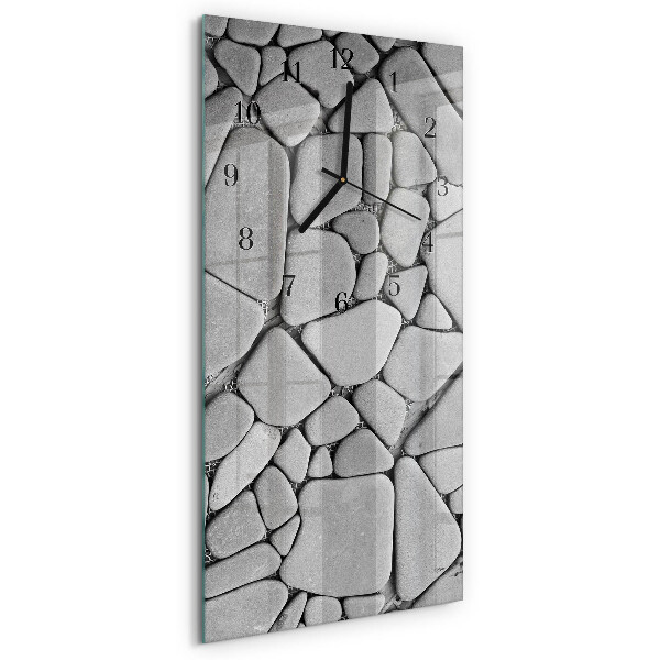 Horloge murale verticale Pierres