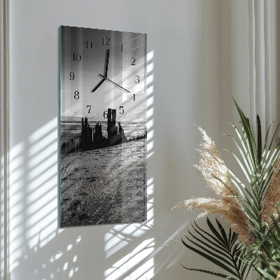 Horloge murale verticale Plage