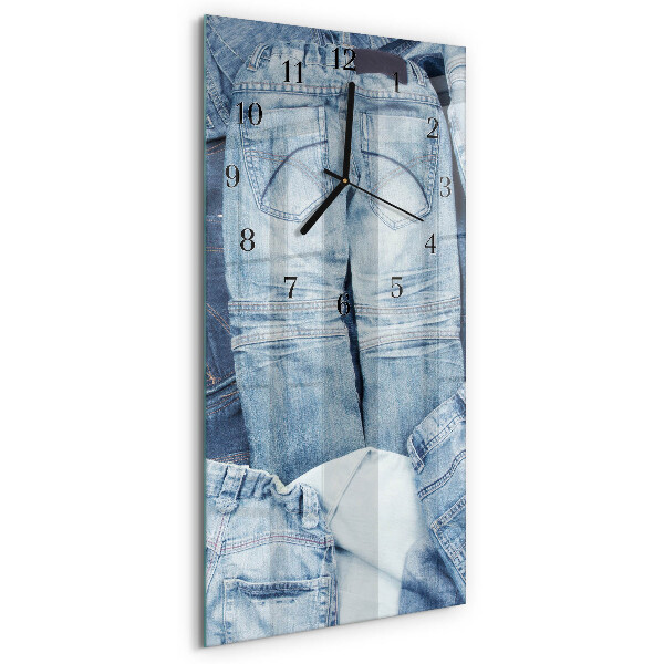 Horloge murale verticale Pantalon