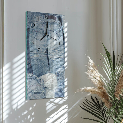 Horloge murale verticale Pantalon