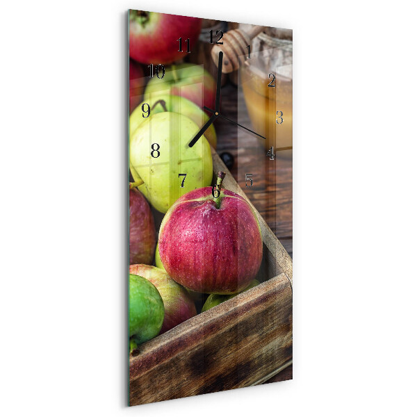 Horloge murale verticale Pomme