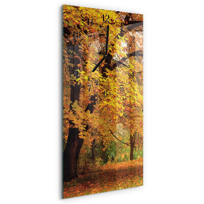 Horloge murale verticale Arbre