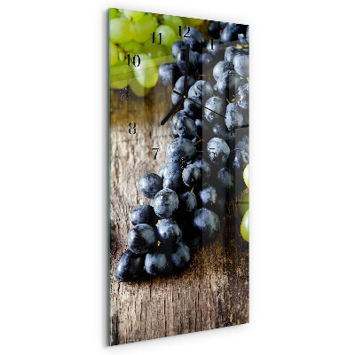 Horloge murale verticale Raisin