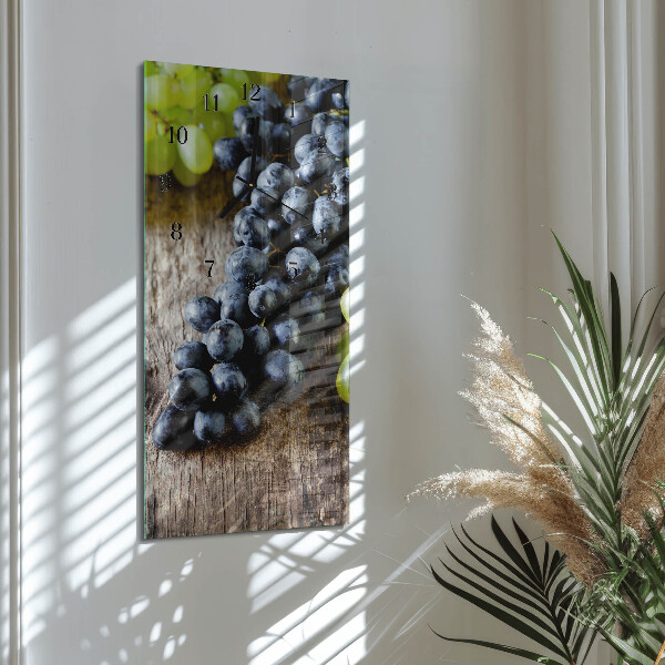 Horloge murale verticale Raisin