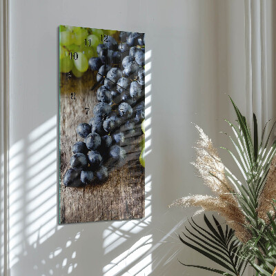 Horloge murale verticale Raisin