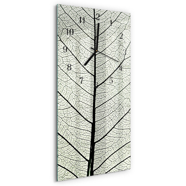 Horloge murale verticale Feuille