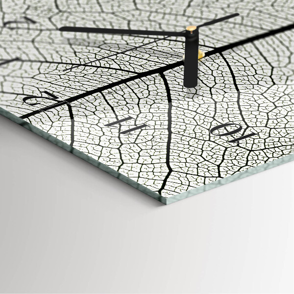 Horloge murale verticale Feuille