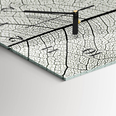 Horloge murale verticale Feuille