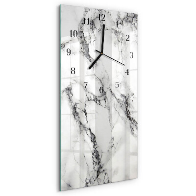 Horloge murale verticale Marbre