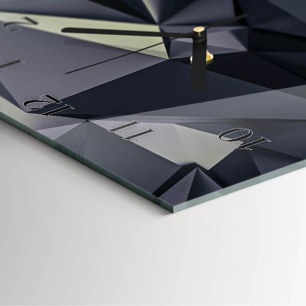 Horloge murale verticale Triangles