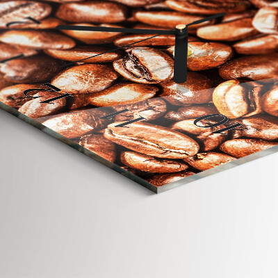 Horloge murale verticale Café en grains