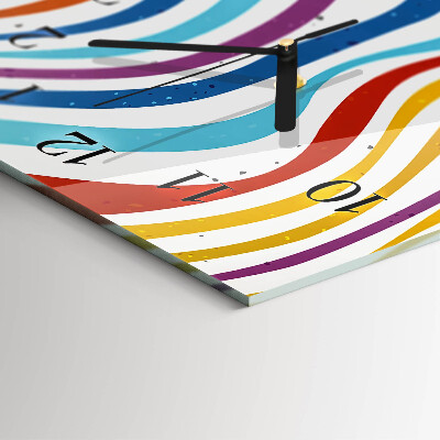 Horloge murale verticale Flots