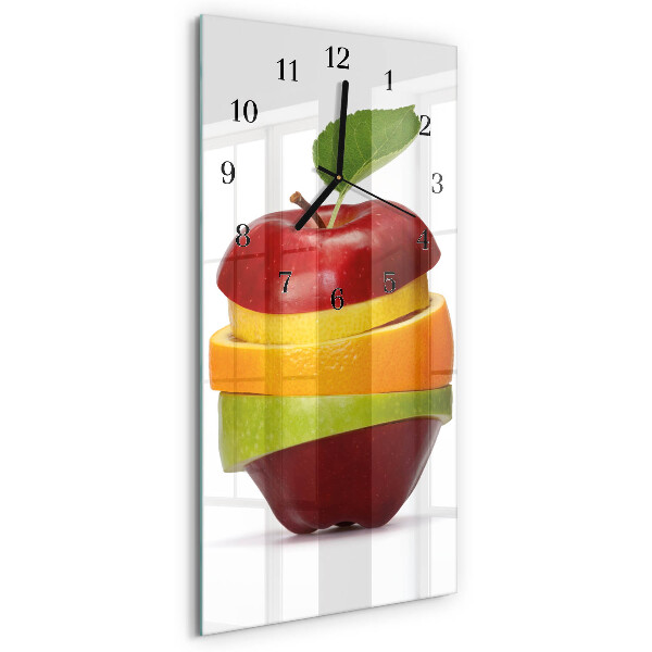 Horloge murale verticale Fruit