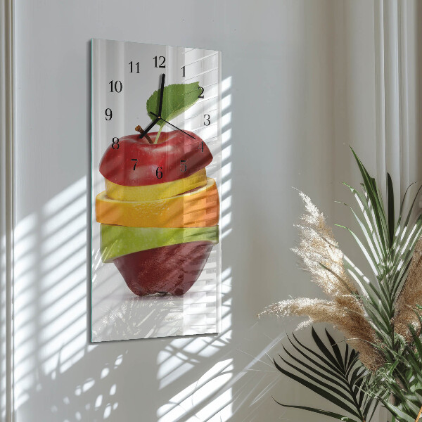 Horloge murale verticale Fruit