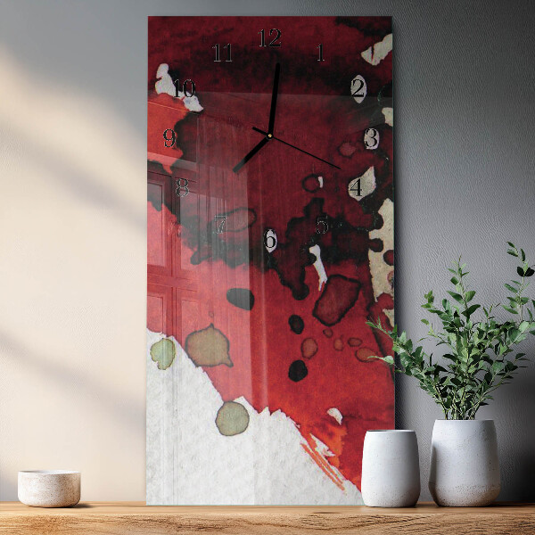 Horloge murale verticale Taches