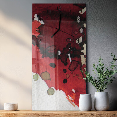 Horloge murale verticale Taches