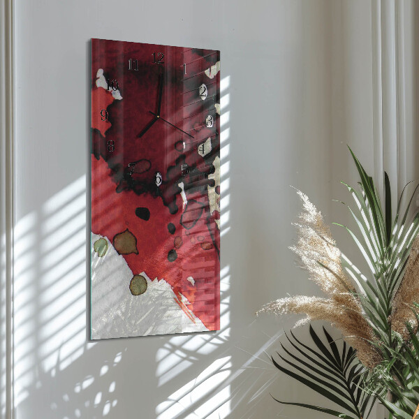 Horloge murale verticale Taches