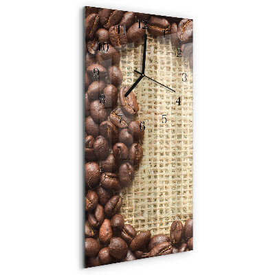 Horloge murale verticale pouf