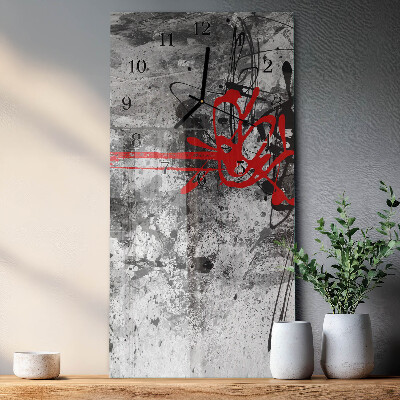 Horloge murale verticale Morceau
