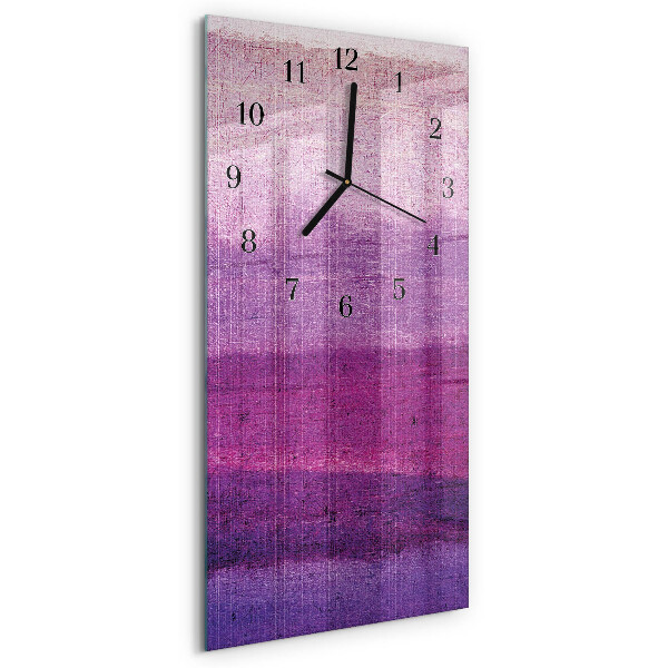 Horloge murale verticale Toile