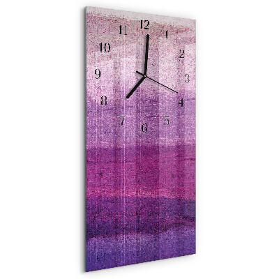 Horloge murale verticale Toile