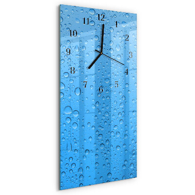 Horloge murale verticale Goutte d'eau