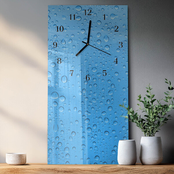 Horloge murale verticale Goutte d'eau