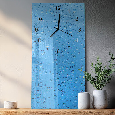 Horloge murale verticale Goutte d'eau