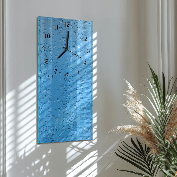 Horloge murale verticale Goutte d'eau