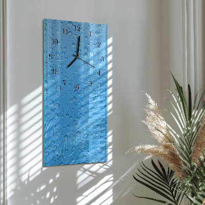 Horloge murale verticale Goutte d'eau