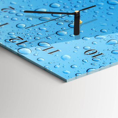 Horloge murale verticale Goutte d'eau
