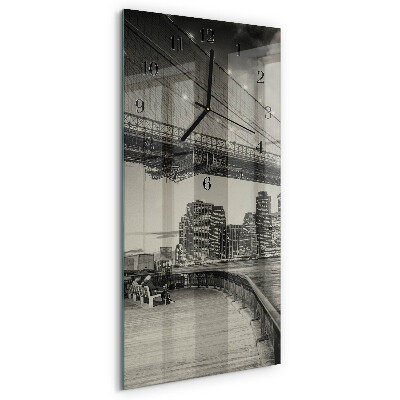 Horloge murale verticale Perspectives