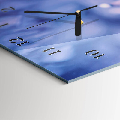 Horloge murale verticale Fleur