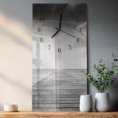 Horloge murale verticale Pont