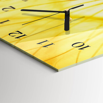 Horloge murale verticale Fleur