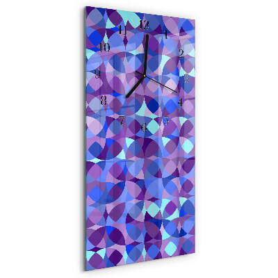 Horloge murale verticale Roues