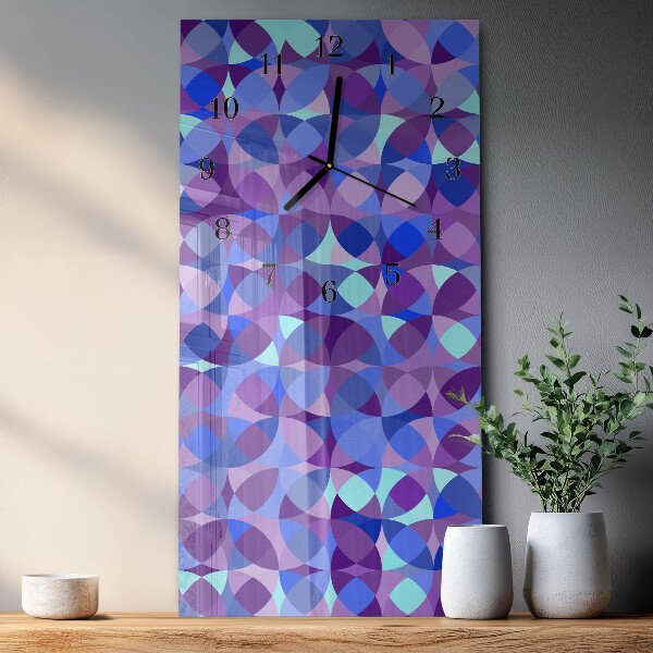 Horloge murale verticale Roues