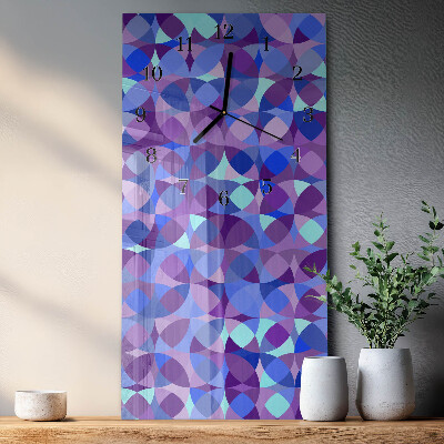 Horloge murale verticale Roues