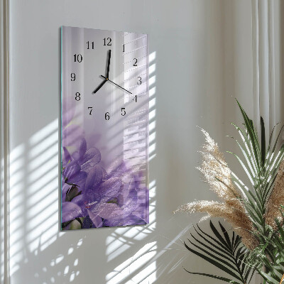 Horloge murale verticale Fleur