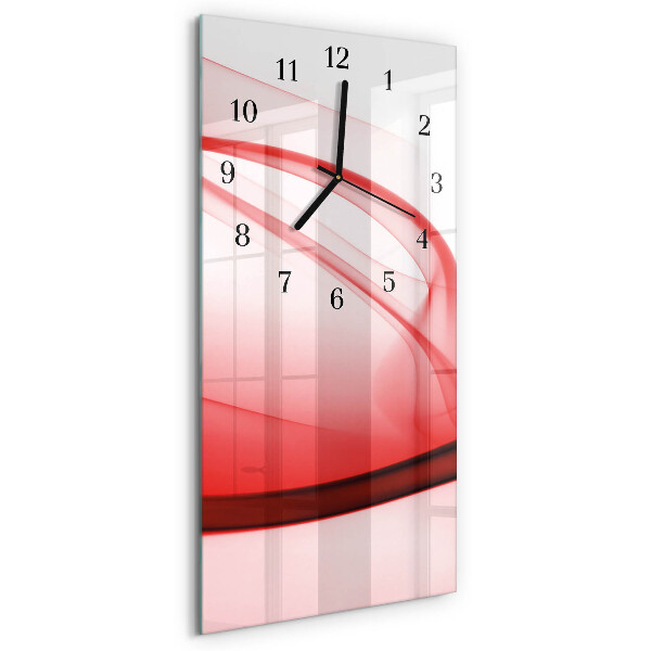 Horloge murale verticale Lignes abstraites