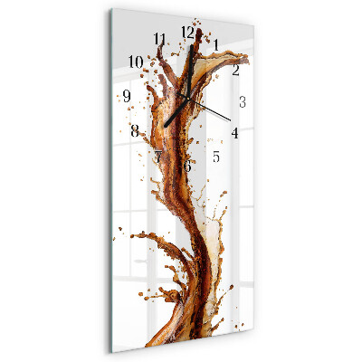 Horloge murale verticale Eau