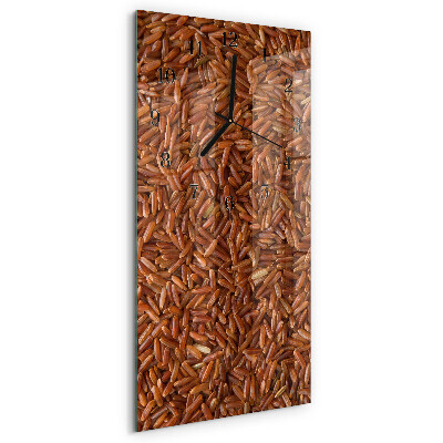 Horloge murale verticale Riz