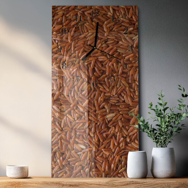 Horloge murale verticale Riz