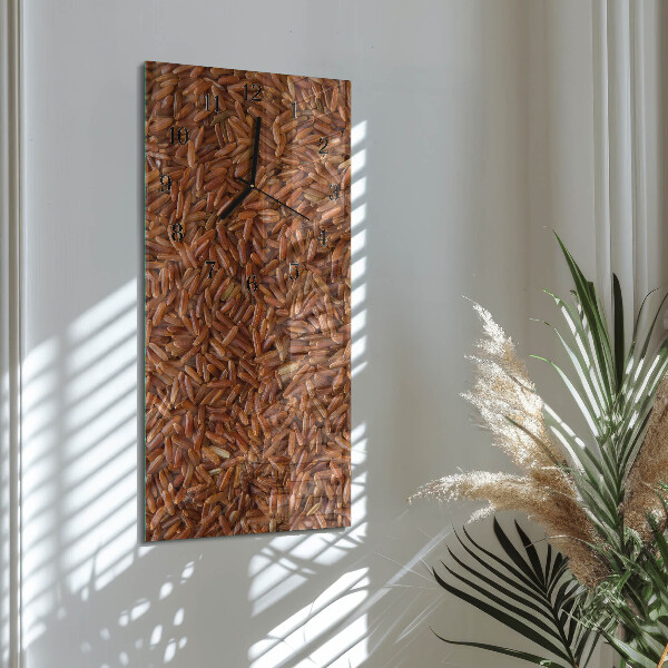 Horloge murale verticale Riz