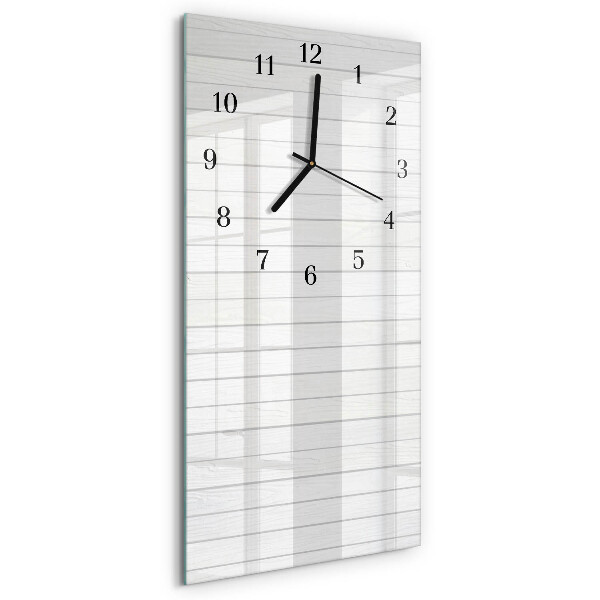 Horloge murale verticale Rayures
