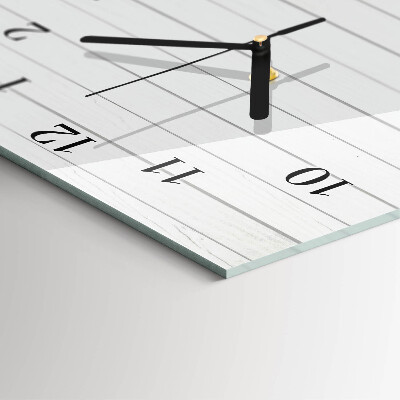 Horloge murale verticale Rayures