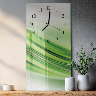 Horloge murale verticale Art abstrait