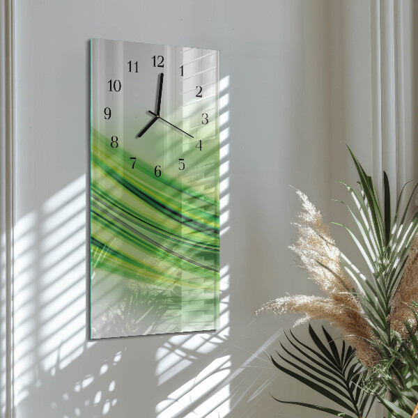 Horloge murale verticale Art abstrait
