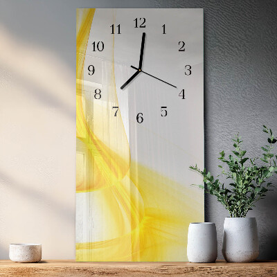 Horloge murale verticale Abstraction